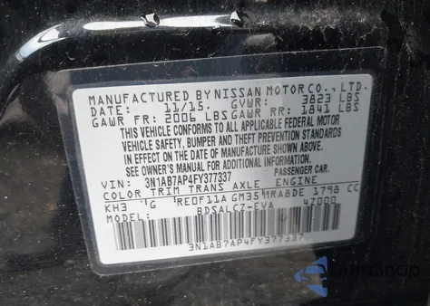 2015 Nissan Sentra S из США, поврежденный, VIN 3N1AB7AP4FY377337